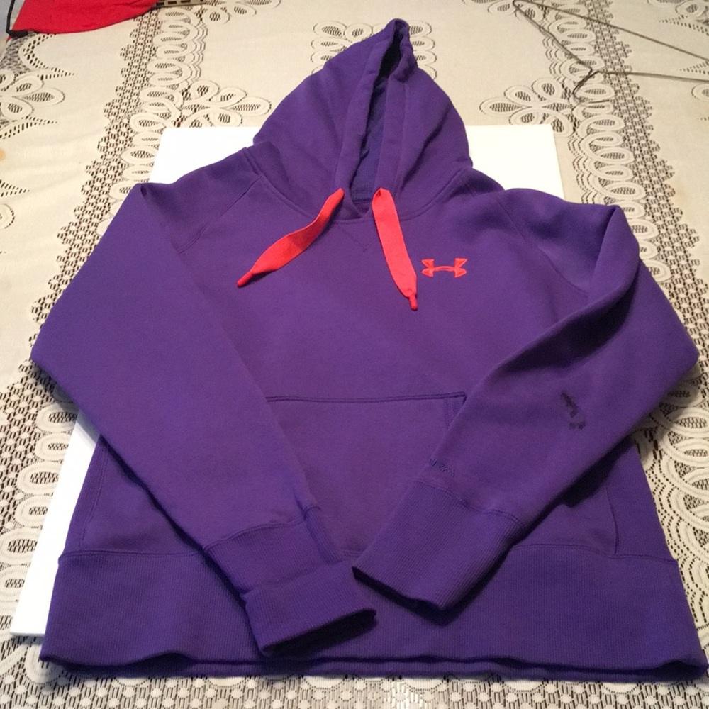 Underarmour Purple and Pink hoodie size Large